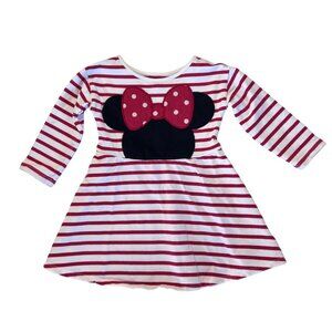 🎀 Minnie Mouse Dress + Bloomers + Socks, size 2T